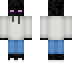enderman with hoodie