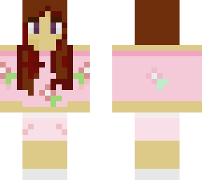 flower girl with brown hair
