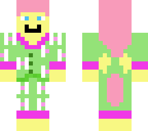 fluttershy in pajamas updated.
