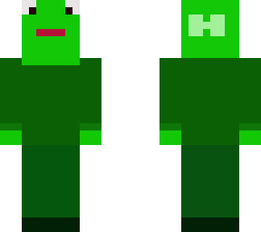 frog with bow and jacket theme = green