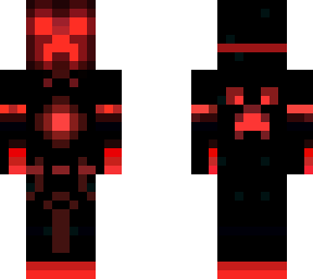glowing tech creeper (red variation)