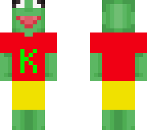 kermet with clothes