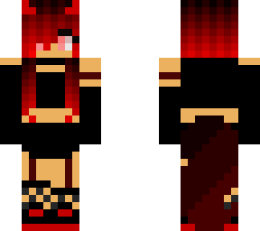 maroon as a wolf devil