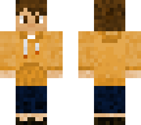 orangey sweatshirt boy