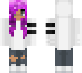 pink haired girl edit
