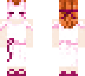 pink kitsune mask