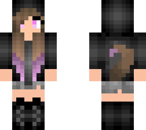 purple wolf girl