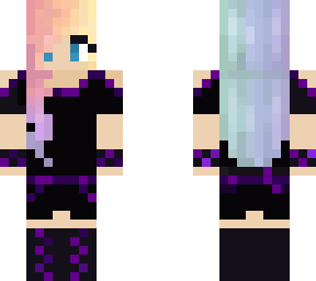 rainbow punk girl(i stole some of it from someone else but don't remember who)