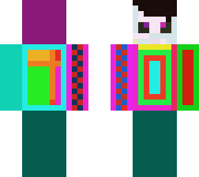rainbow skater first skin!