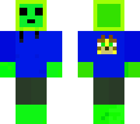 slime with blue ocelot jumper