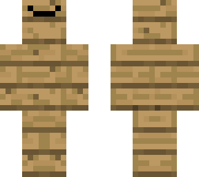 wood with face