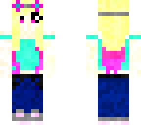 blonde girl.