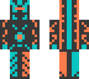 blue and orange robot