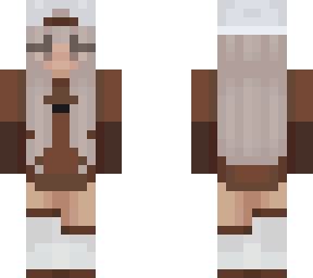 brown and white