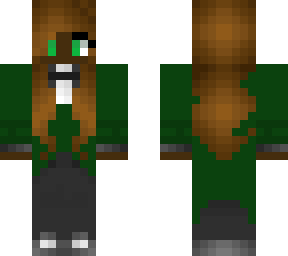 browned haired in green tux (dark skin)