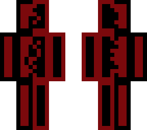 cracked black and red
