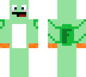 cute frog with backpack (read desc)