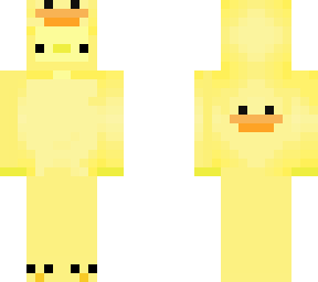 duck in a duck costume