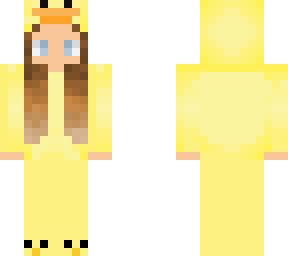 duck onesie with ombre hair