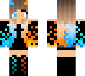 fire and ice girl edit