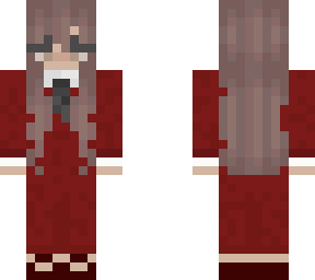 girl red tux