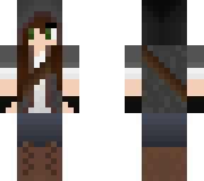 green eyed hooded girl