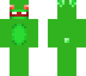 green rabbid red eyes