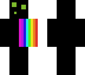 half rainbow slime