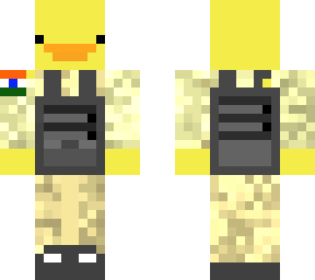 indian soldier duck