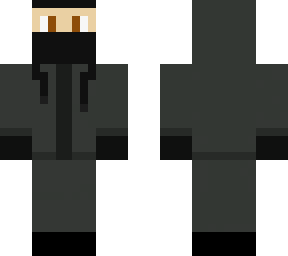 masked, hooded man