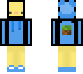 mincraft duckie blue hoody :) 2