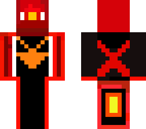 minecraft red ninja boy v2