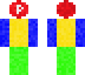 my youtube logo (character called p-noob)