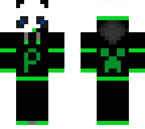 panda con ropa
