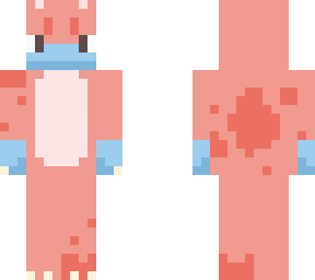 pink dragon with mask