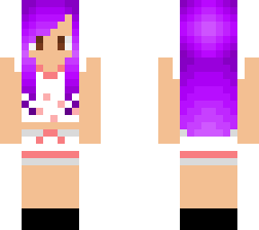 purple hair girl