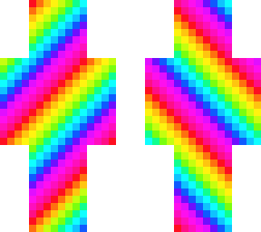 rainbow cube pattern