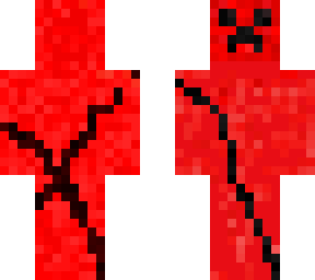 red and black creeper