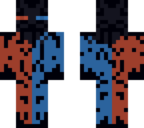 red and blue enderman