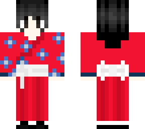 red kimono skin