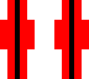 red skin with stripes inspired from milan jersey