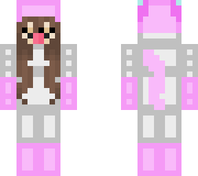 shibe girl in a sylveon onesie