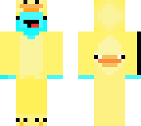 skeppy in duck  suit