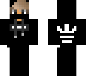 white and black man