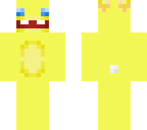 yellow rabbid blue eyes
