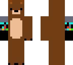 bear with robot arm