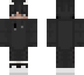 black - hair  - black - hoody - boy