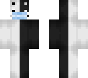 black and white bear w/ mask