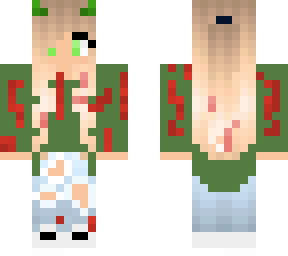 bloody green devil girl