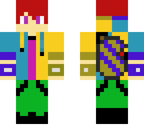 blue and yellow boy